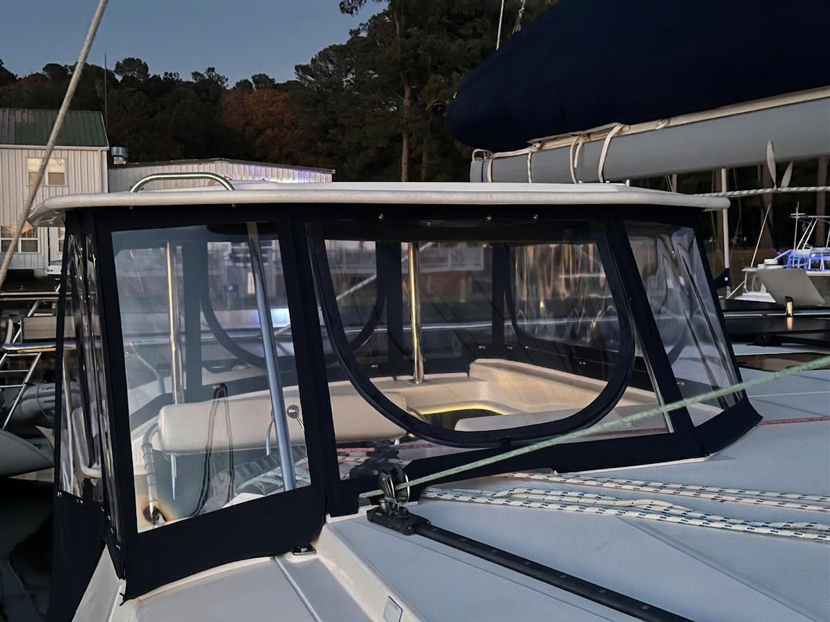 Sailboat Center Cockpit — Full Cockpit Enclosure by The Ship's Tailor